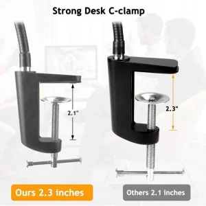 acheter Universal Support Caméra Avec Mâchoire De Table Renforcée Pince à Cou D’oie … 15