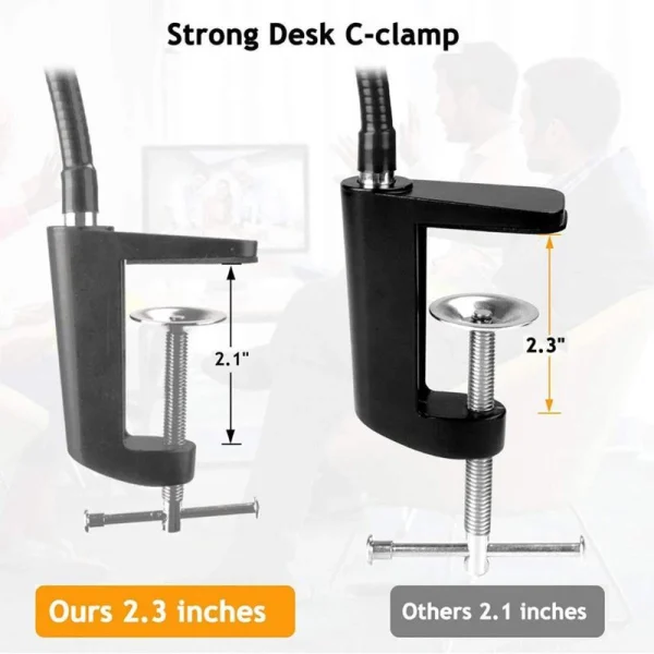 acheter Universal Support Caméra Avec Mâchoire De Table Renforcée Pince à Cou D’oie … 6