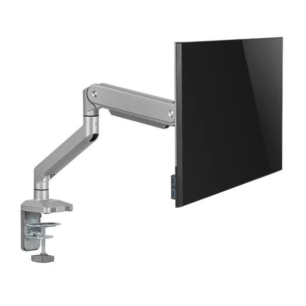 meilleur service SANS MARQUE Support De Moniteur Ergo Office, Double Bras, à Ressort, 17″-32″, Arg… 5