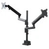 grande qualité Support De Table D’écran Startech ARMDUALPIVOT 17