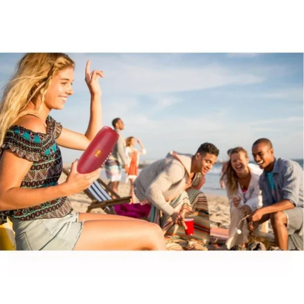 Authenticité garantie Tech Discount TD® Enceinte Bluetooth Rouge Portable Mini Wireless Speaker Lecteur D… 4