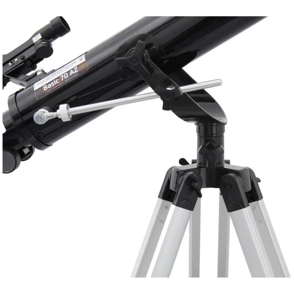 fashioniable Omega Télescope Omegon AC 70/700 AZ-2 + Monture Azimutale + 2 Oculaires + V… 3