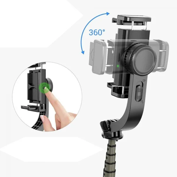 Justgreenbox Trépied De Bâton De Selfie De Stabilisateur De Cardan De Téléphone… qualité supérieure 4