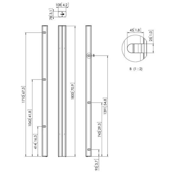 Tuyau De Connexion Vogel’s PUC 2718 180 Cm en ligne officielle 3