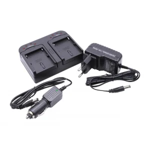 Authentic Original licence Vhbw Chargeur De Batterie Double Compatible Avec Sony DCR-TRV40E, DCR-… 8