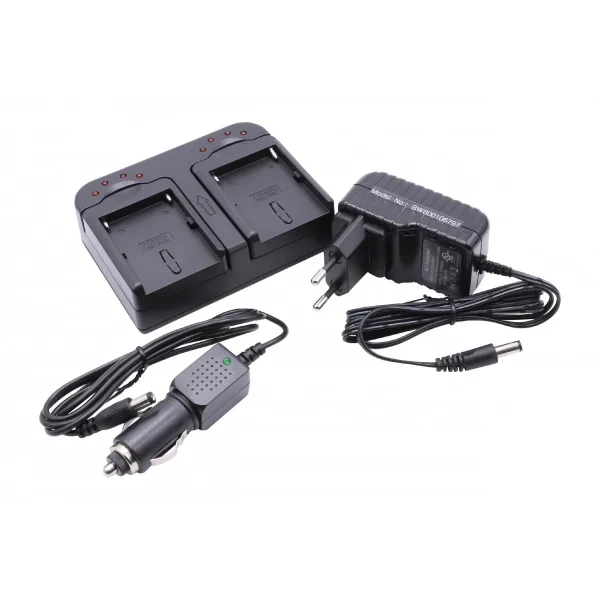 Authentic Original licence Vhbw Chargeur De Batterie Double Compatible Avec Sony DCR-TRV40E, DCR-… 4