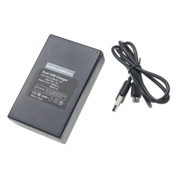 Vhbw Chargeur De Batterie Double USB Compatible Avec Nikon CoolPix S20… Prestation Et Rapide 1