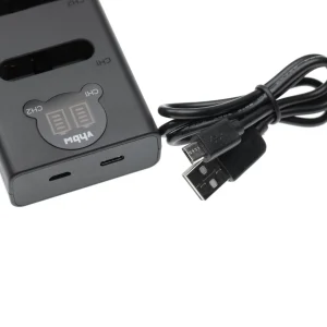 Vhbw Chargeur De Batterie Double USB Compatible Avec Pentax 645D, 645Z… soldes en ligne 6