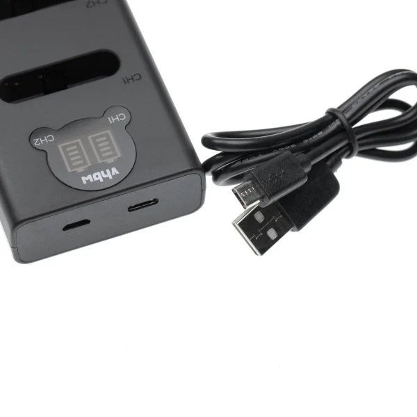 Vhbw Chargeur De Batterie Double USB Compatible Avec Pentax 645D, 645Z… soldes en ligne 3