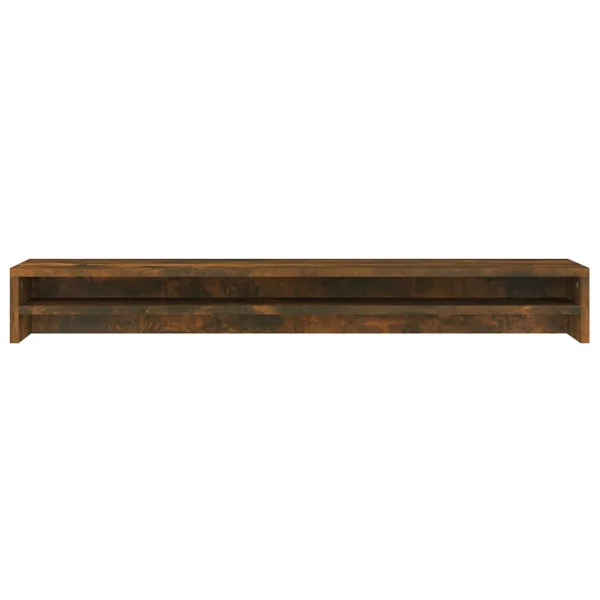 VidaXL Support De Moniteur Chêne Fumé 100x24x13 Cm Bois D’ingénieri… magasins pour 5