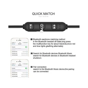 boutiqued en ligne Universal XT11 Magnétique Bluetooth 4.2 Casque Sport Running Sans Fil Casque Ca… 12